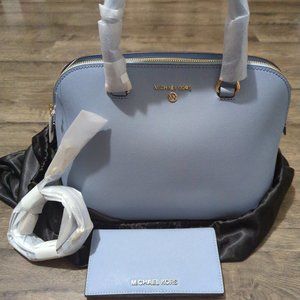 Michael Kors Pale Blue Bag and Wallet
